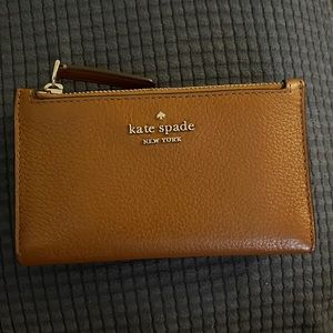 Brown (Ginger Spice), Genuine Leather Kate Spade Wallet